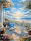 Beach Landscape Paint by Numbers for Adults – 16x20” DIY Acrylic Painting Kit for Beginners – Coastal Seascape Canvas Art for Home Wall Decor – Complete Numbered Paint Set with Brushes & Pigments